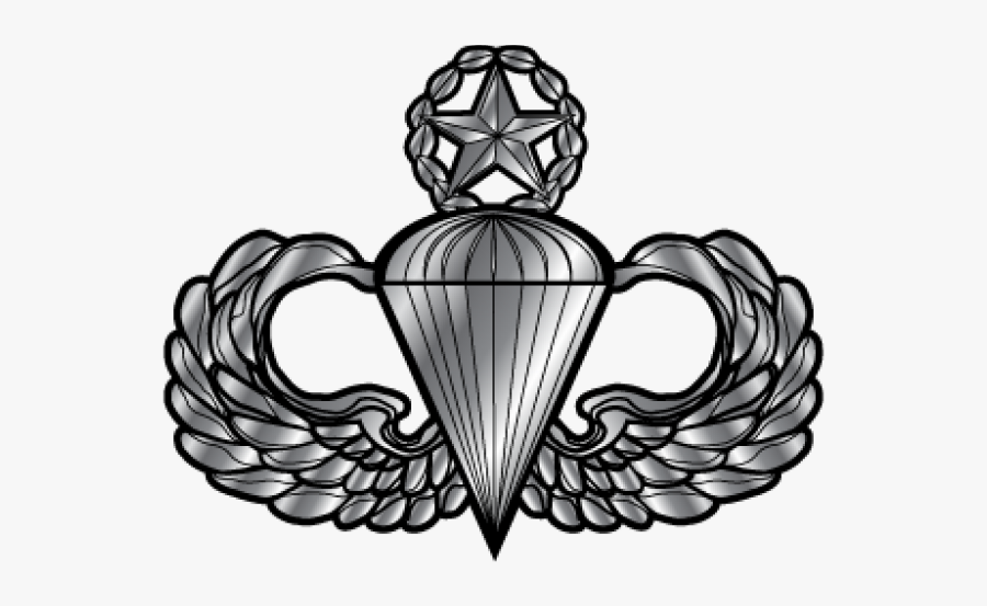 Master Parachutist Badge Png, Transparent Clipart