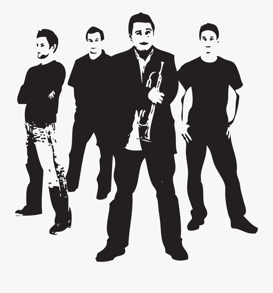 Musical Ensemble T-shirt Silhouette Marching Band Clip - Band Transparent Background, Transparent Clipart