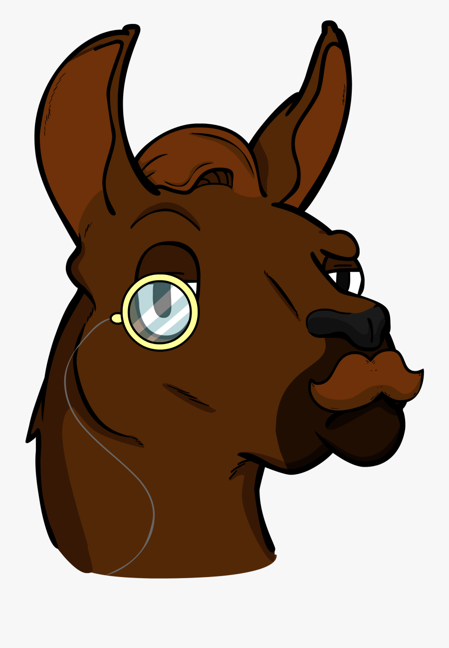 Fancy Llama - Sorrel - Cartoon, Transparent Clipart