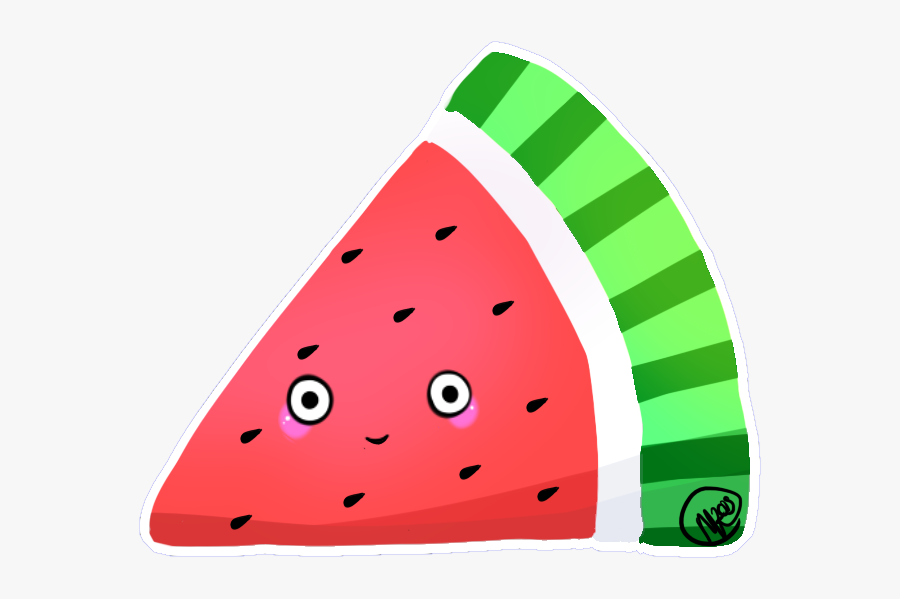 Picture Royalty Free Download Melon Drawing Kawaii - Watermelon Kawaii Png, Transparent Clipart