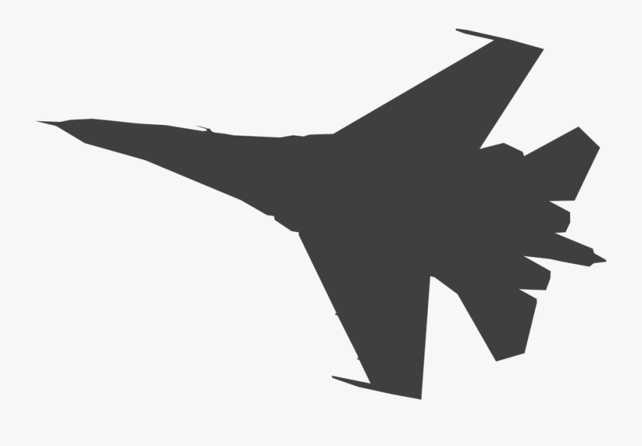 Collection Of Free Plane Drawing Air Force Download - Fighter Jet Silhouette, Transparent Clipart