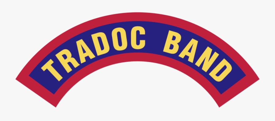 Tradoc Band Tab - Circle, Transparent Clipart