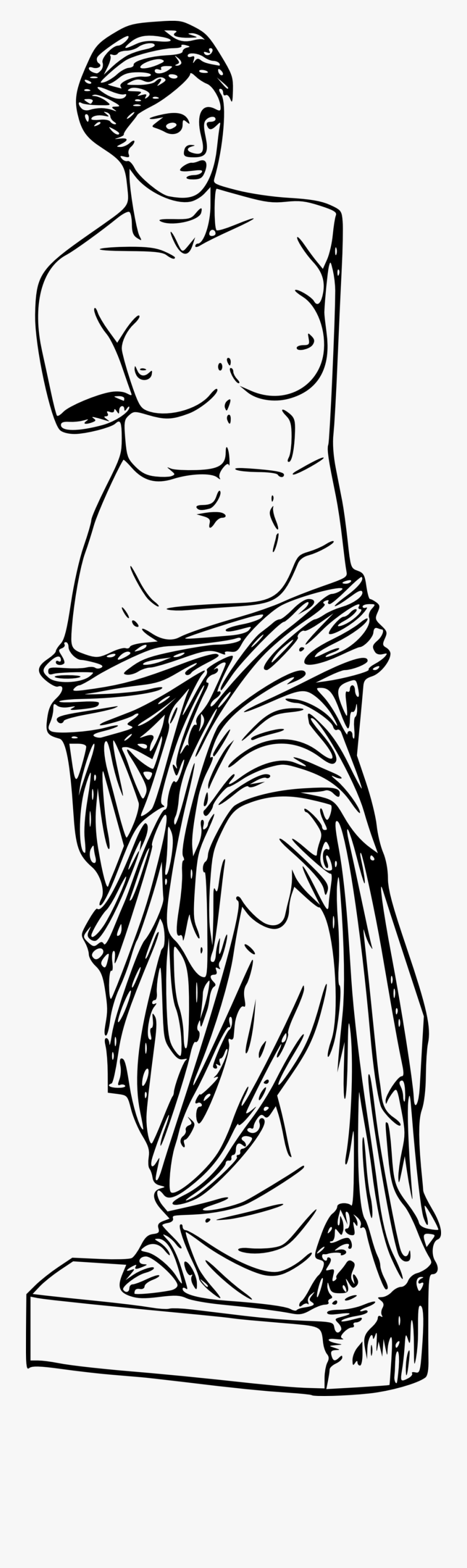 Aphrodite Vector, Transparent Clipart