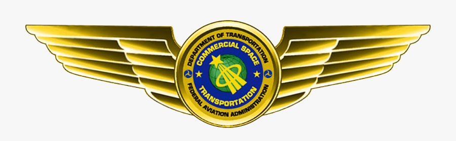 Commercial Astronaut Wings, Transparent Clipart