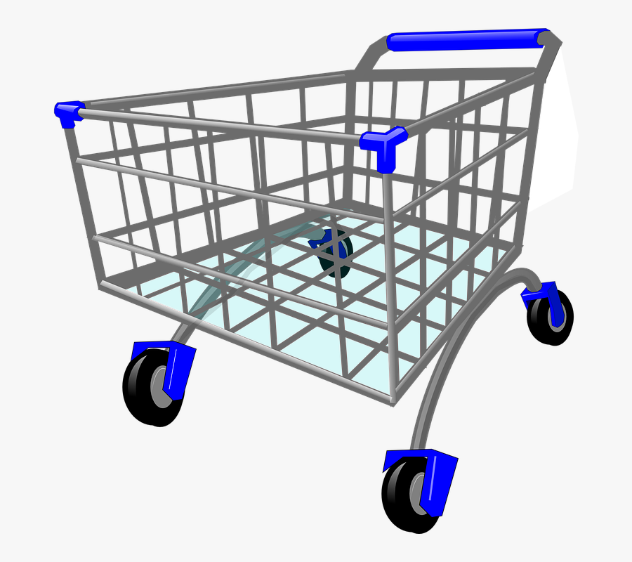 Caddy, Shopping Cart, Shopping Trolley, Trolley - 3d Printer Shopping Cart, Transparent Clipart