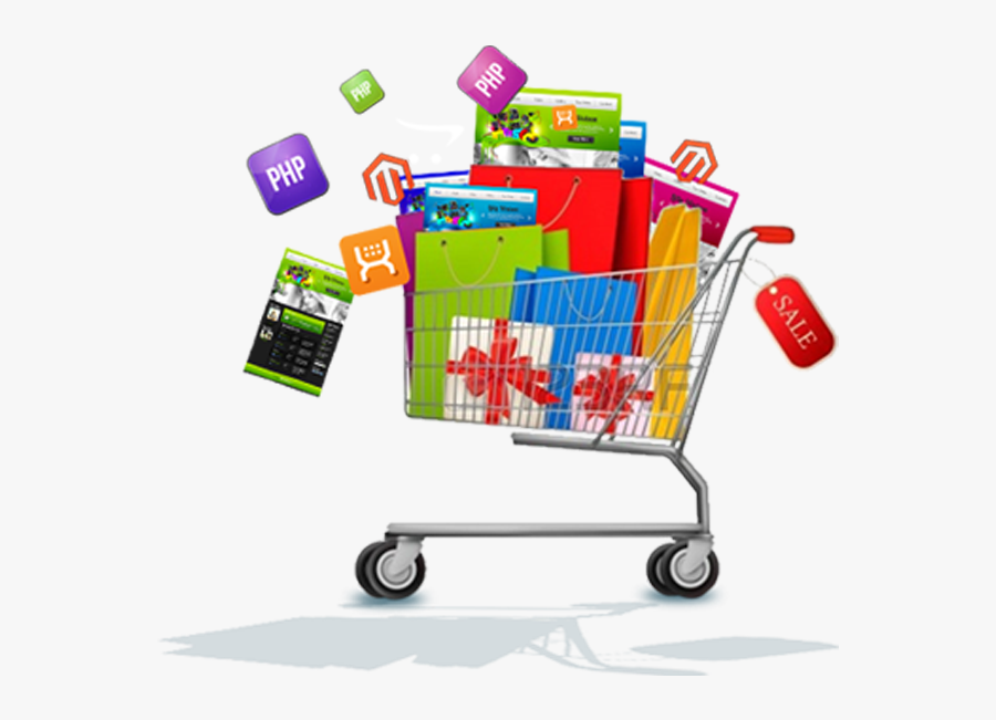 Shopping - E Commerce Cart Png, Transparent Clipart