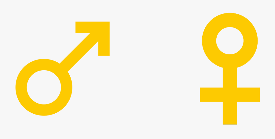 Transparent Man And Woman Symbol Png - International Sign For Female, Transparent Clipart