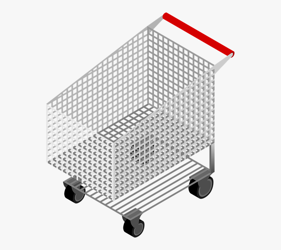 Shopping Cart Pixel Art, Transparent Clipart