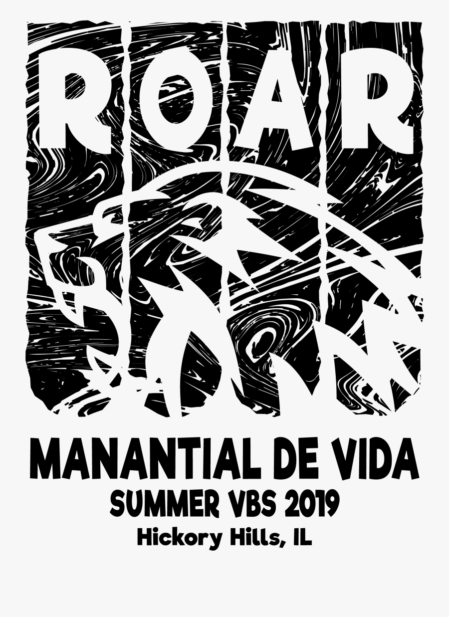 Roar Vbs Lion Banner Logo - Vbs Roar Svg, Transparent Clipart