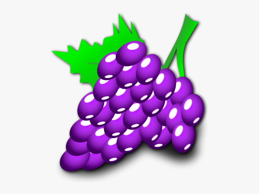 Grape Clipart Blackberry Vine - Grapes Image For Kids, Transparent Clipart