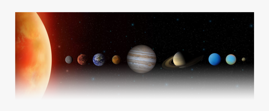 From Left To Right - Sun And Planets Transparent, Transparent Clipart