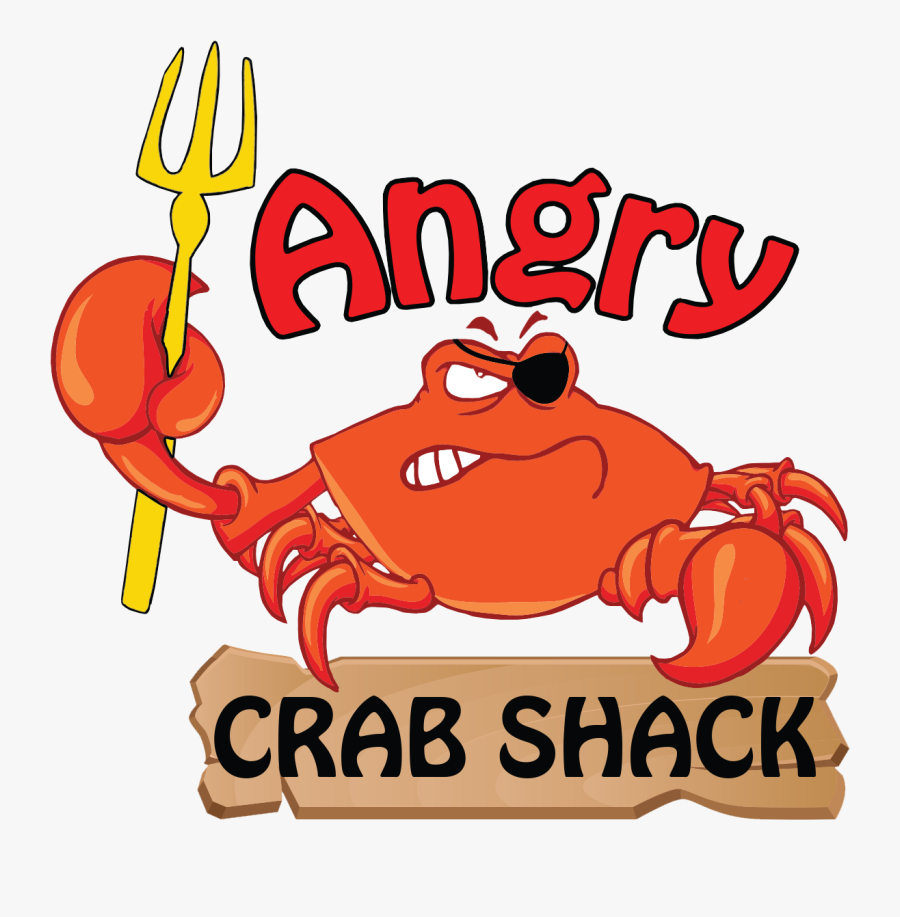 Angry Crab & Bbq Gettin - Angry Crab Shack Logo, Transparent Clipart