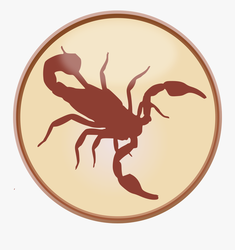 Crab Signs Of The Zodiac Zodiacal Sign Free Picture - Scorpion Silhouette, Transparent Clipart