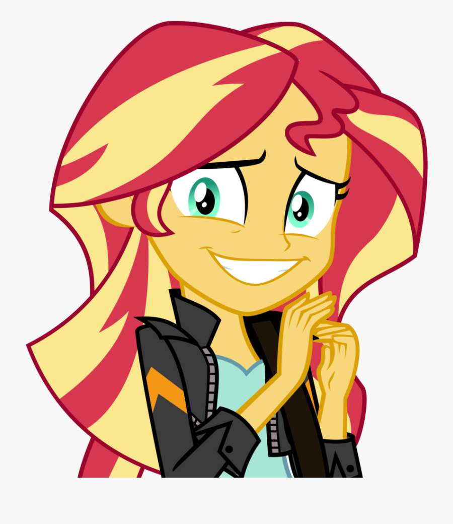 Shoulder Clipart Girl Smile - Equestria Girls Sunset Shimmer, Transparent Clipart