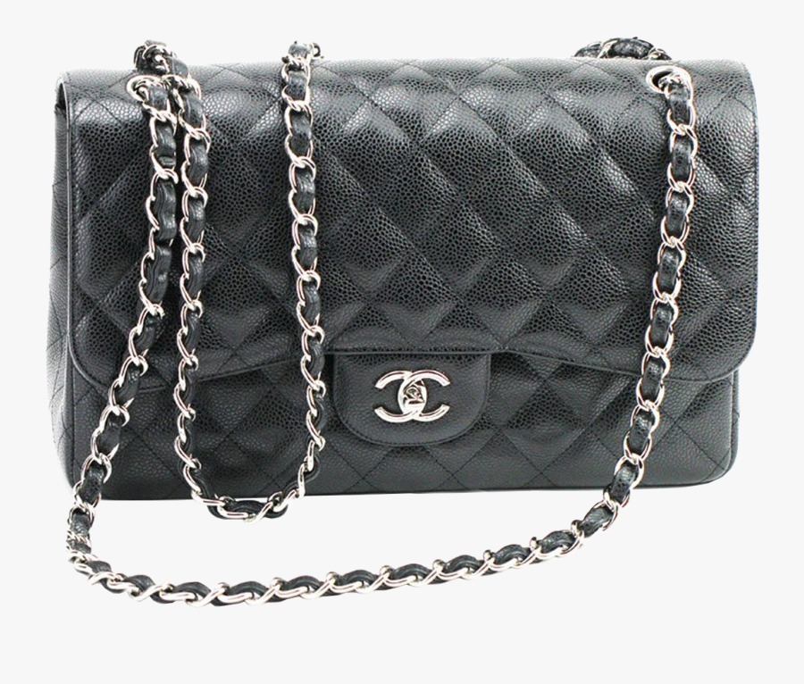 Shoulder Fashion Bag Designer Black Handbag Lingge - Chanel Handbags Transparent Background, Transparent Clipart
