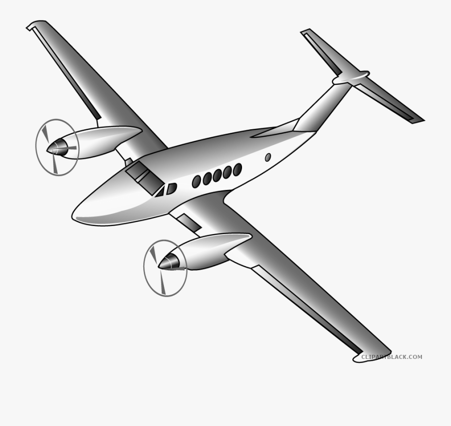 Transparent Aeroplane Clipart Black And White - Air Plane Png Small, Transparent Clipart