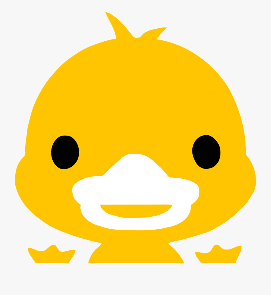 Emoticon,head,smiley - Duck Cartoon Head Png, Transparent Clipart