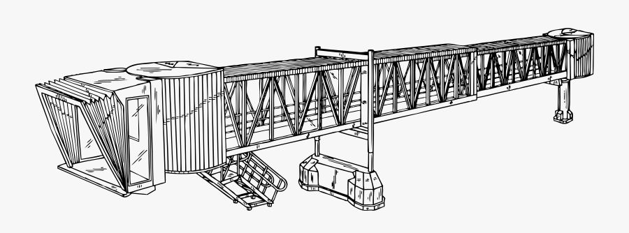 Clip Art Gangway On A Plane, Transparent Clipart