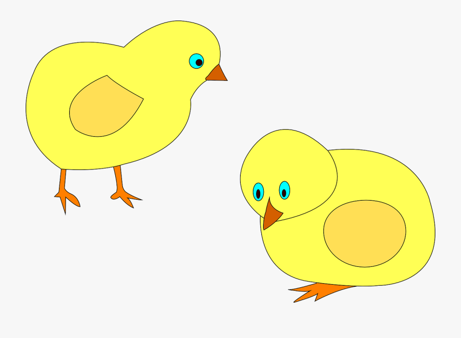 Grey Clipart Duckling - Clipart ลูกไก่, Transparent Clipart