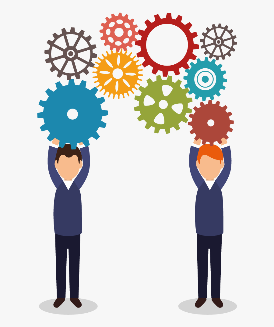 The Associated Industries Board Of Directors And Its - Engrenagem Desenho Pessoas, Transparent Clipart