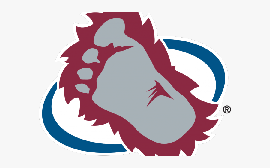 Big Foot Clipart Sasquatch - Colorado Avalanche Bigfoot, Transparent Clipart