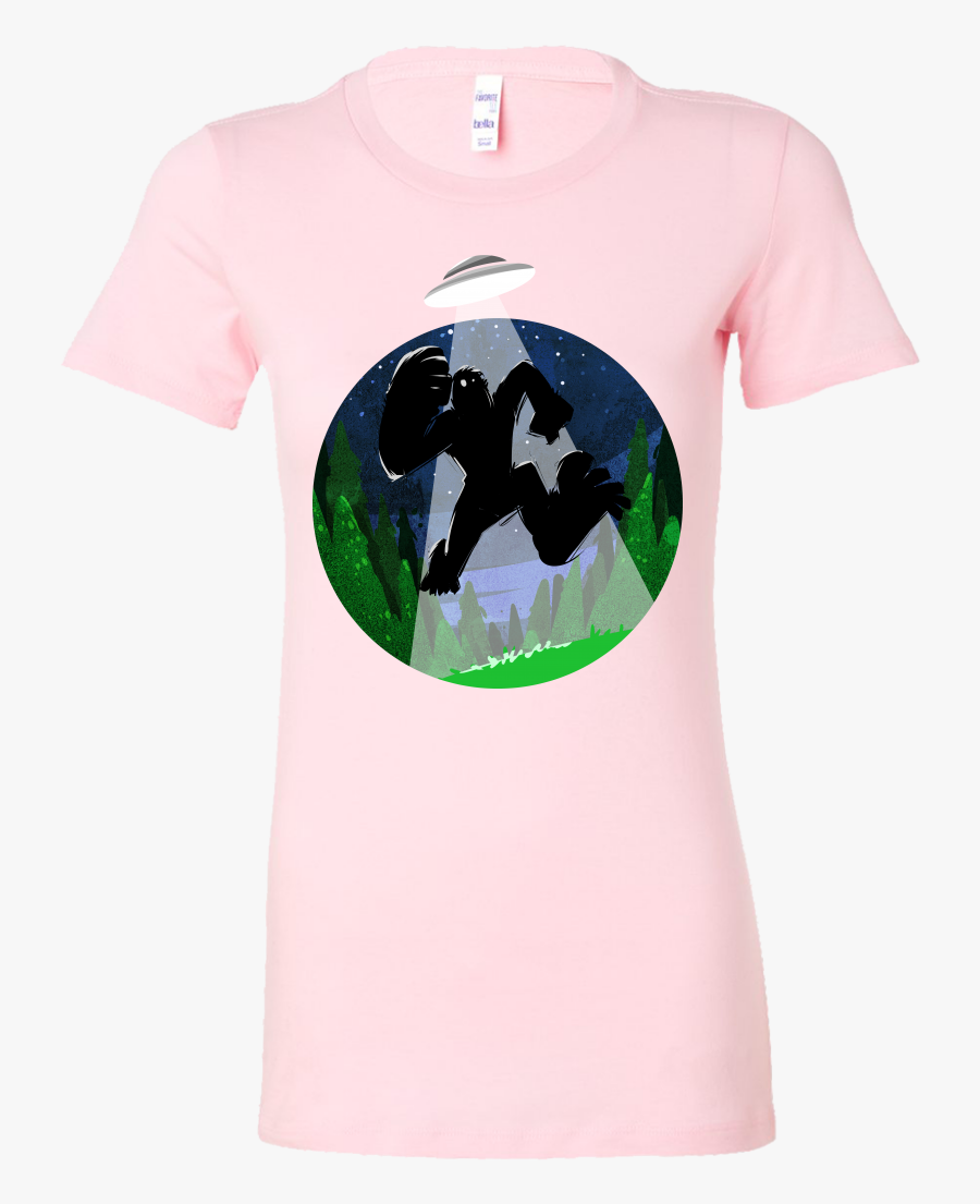 Bigfoot Sasquatch Silhouette Funny Abduction Bella - Eventing, Transparent Clipart