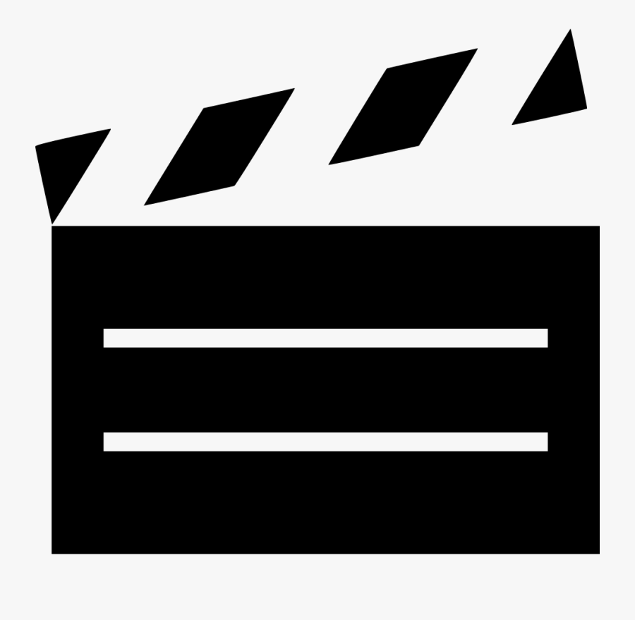 Clip Art Clapperboard Movie Clapper Cinema - Movie Clapboard Icon Png, Transparent Clipart