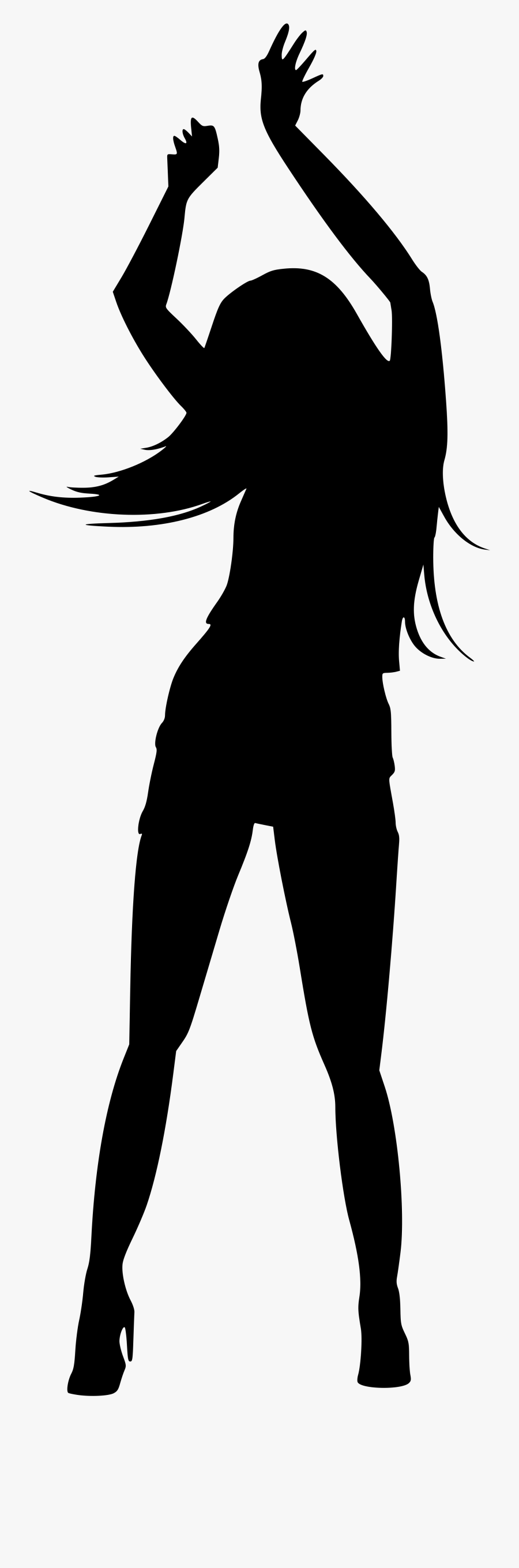 File - 2silhouette Female - Portable Network Graphics, Transparent Clipart