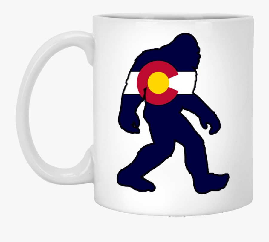 Colorado Flag Sasquatch , Png Download Clipart , Png - Colorado Bigfoot Sticker, Transparent Clipart