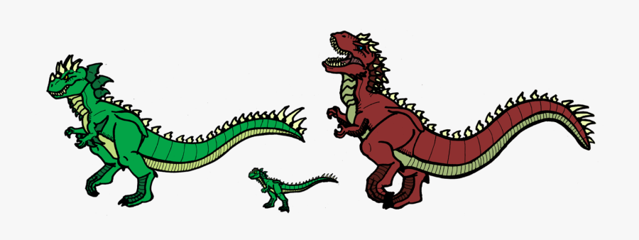 Dinosaur Clipart Parade - Cartoon, Transparent Clipart