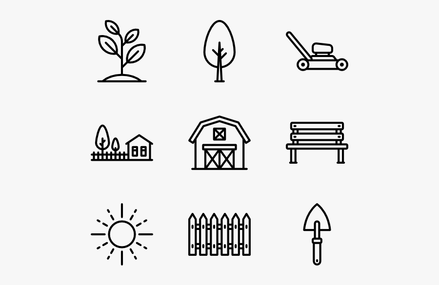 44 Garden Tool Icon Packs - Garden Tools Svg, Transparent Clipart