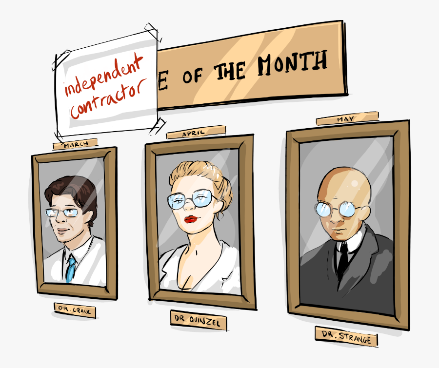 Independent Contractors - Independent Contractors Vs Employees Cartoons, Transparent Clipart