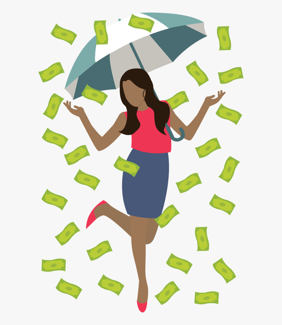 Money Shower Clipart - Portable Network Graphics, Transparent Clipart