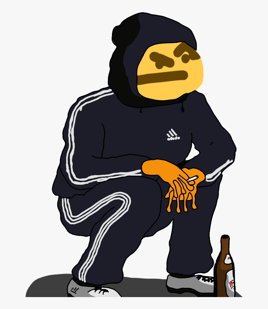 Squatting Like A Retarded Slav - Slav Pepe, Transparent Clipart
