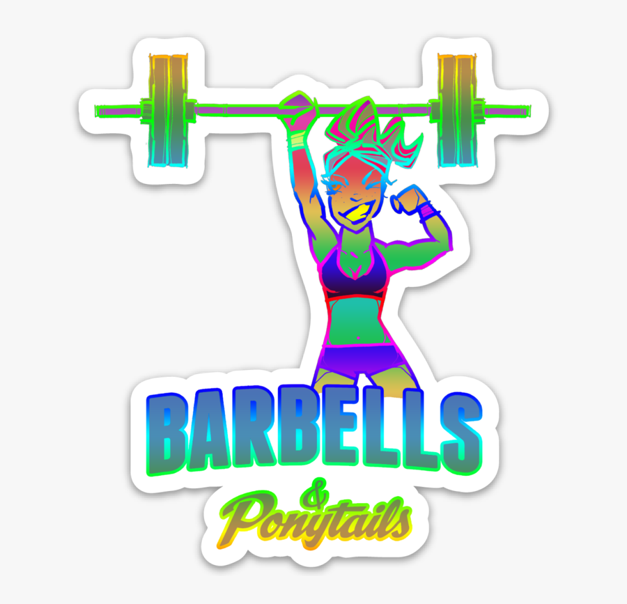 Barbells And Ponytails , Free Transparent Clipart ClipartKey