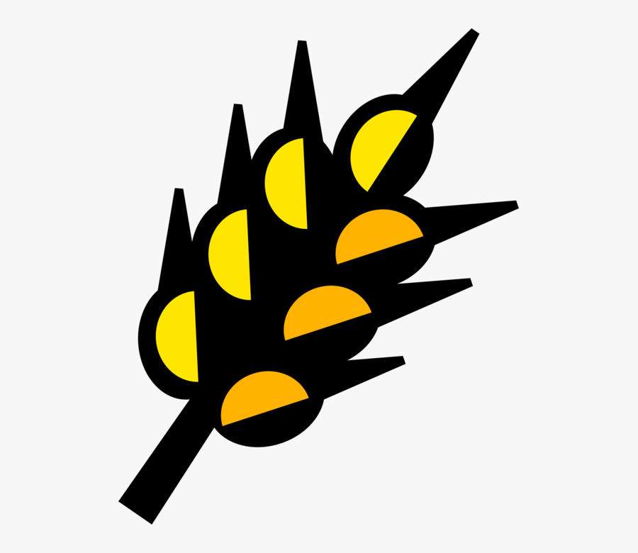 Wheat With Ear Spikes, Transparent Clipart