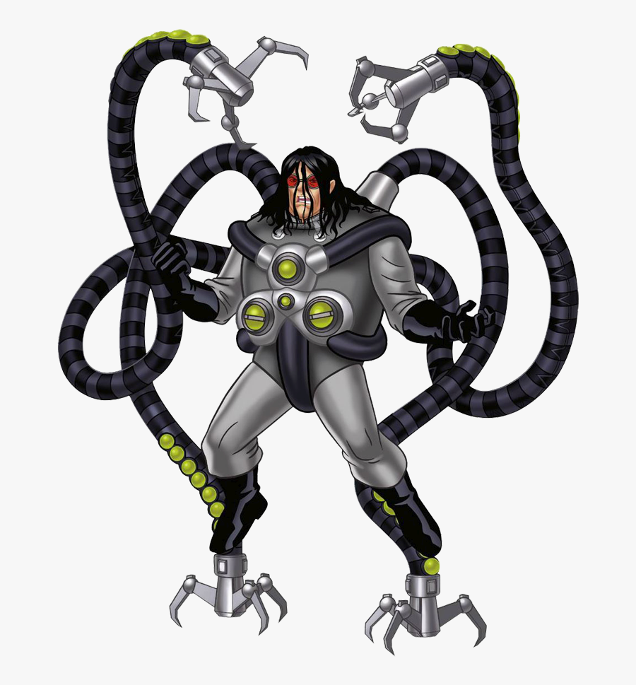 Disney Villains Clipart Black And White - Doctor Octopus, Transparent Clipart