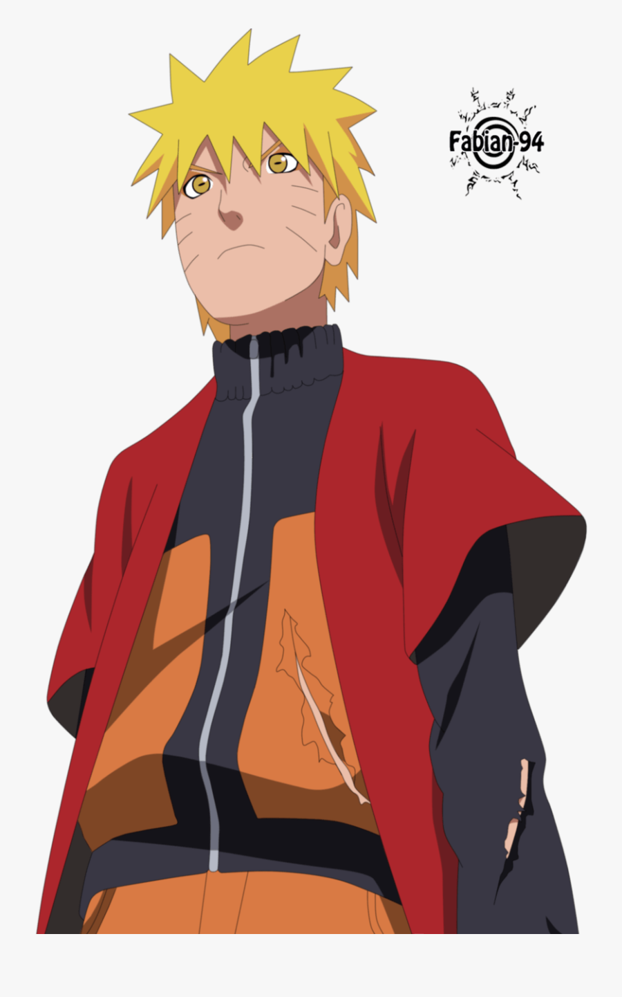 Naruto Uzumaki Sage Mode Render - Naruto Sage Mode Uzumaki Naruto Modo Sennin, Transparent Clipart