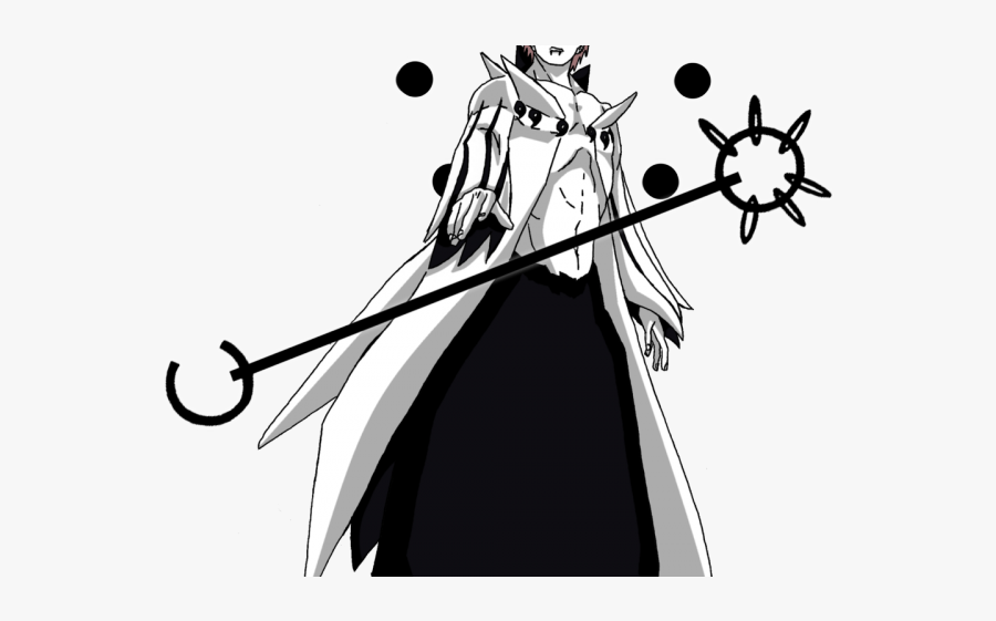 Naruto Pain Clipart - Uchiha Madara White And Black, Transparent Clipart
