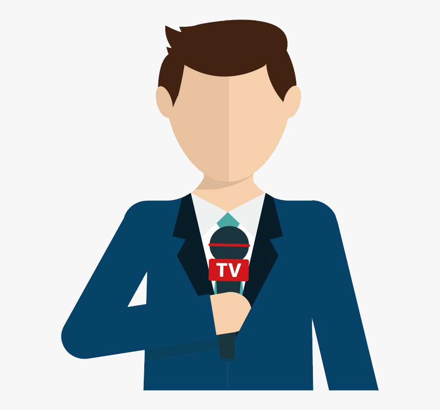 Reporter Png - Journalist Png, Transparent Clipart