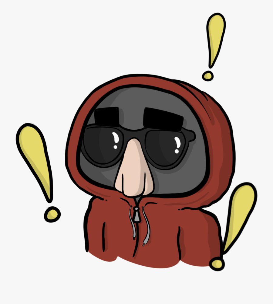 Bad Guy In Disguise With Hood Up - Cartoon Guy With Hood, Transparent Clipart