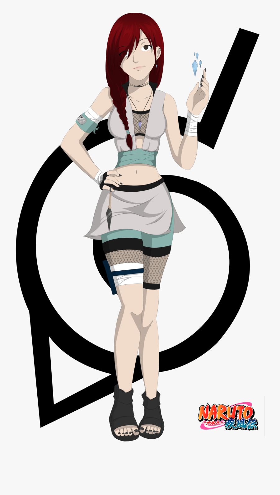 Naruto Pain Clipart Design - Female Naruto Ninja Outfit, Transparent Clipart