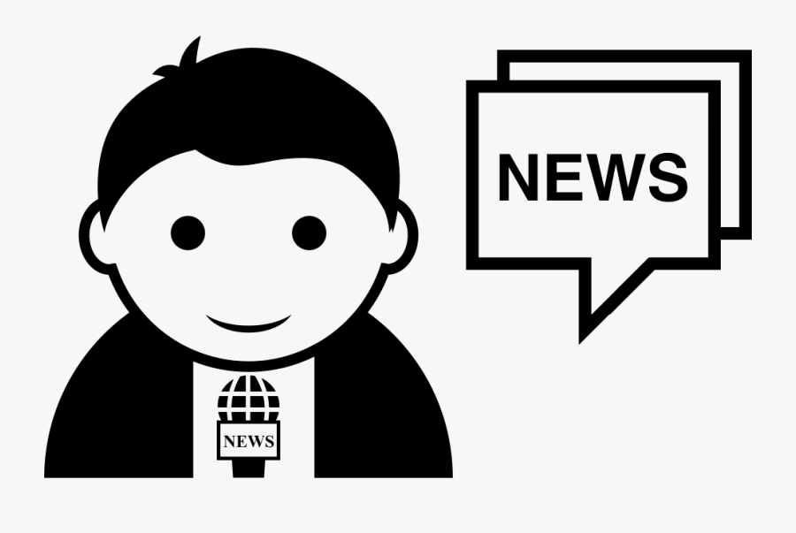 Transparent News Reporter Clipart - News Icon, Transparent Clipart