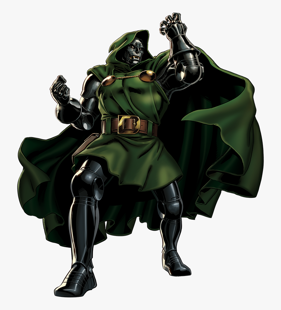 Transparent Villain Clipart - Dr Doom Avengers Alliance, Transparent Clipart