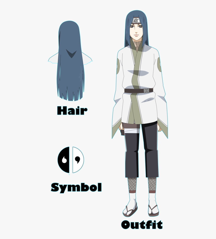 Free Download Cartoon Clipart Hinata Hyuga Naruto Uzumaki - Naruto Tattoo Designs Png, Transparent Clipart