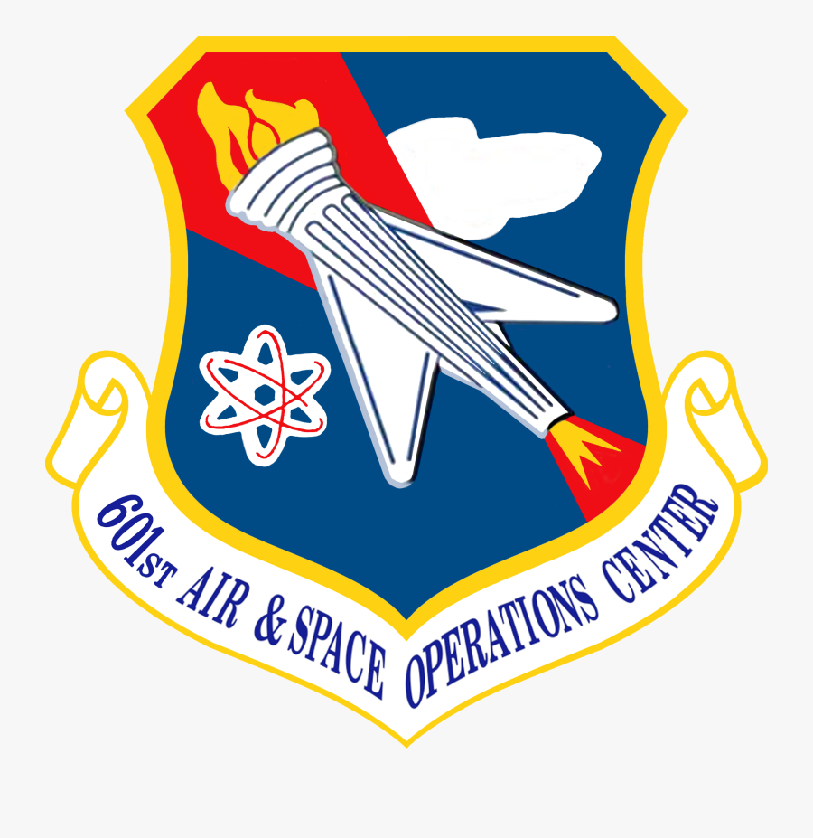 601st Air And Space Operations Center - Space And Missile Systems Center Logo, Transparent Clipart