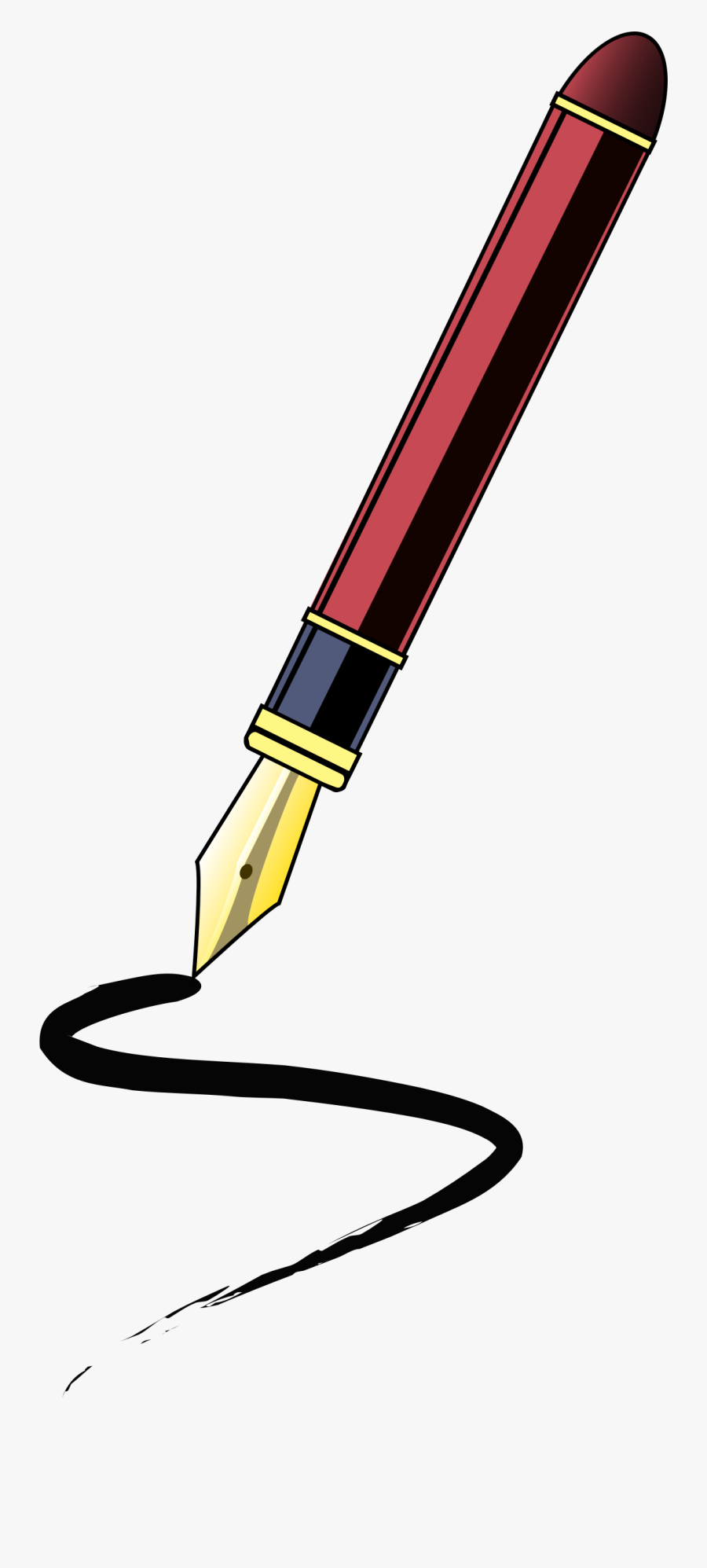 Pen Clipart Journalist - Ink Pen, Transparent Clipart