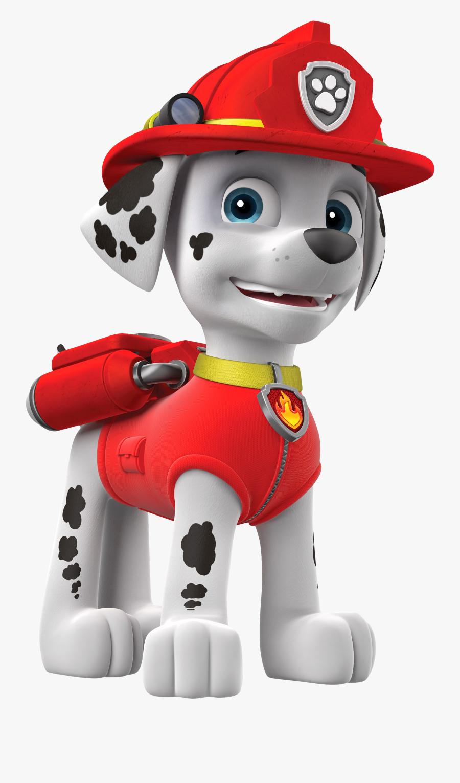 Clip Art Paw Patrol Marshall Png - Marshall Paw Patrol Characters, Transparent Clipart