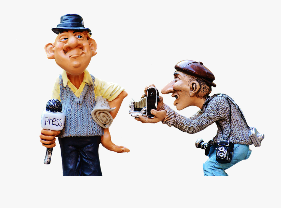 Cafeteria Worker Cliparts - Journalist Transparent Background, Transparent Clipart