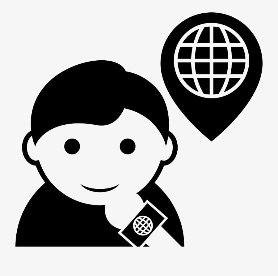 Pen Clipart Journalist - Periodista Png, Transparent Clipart